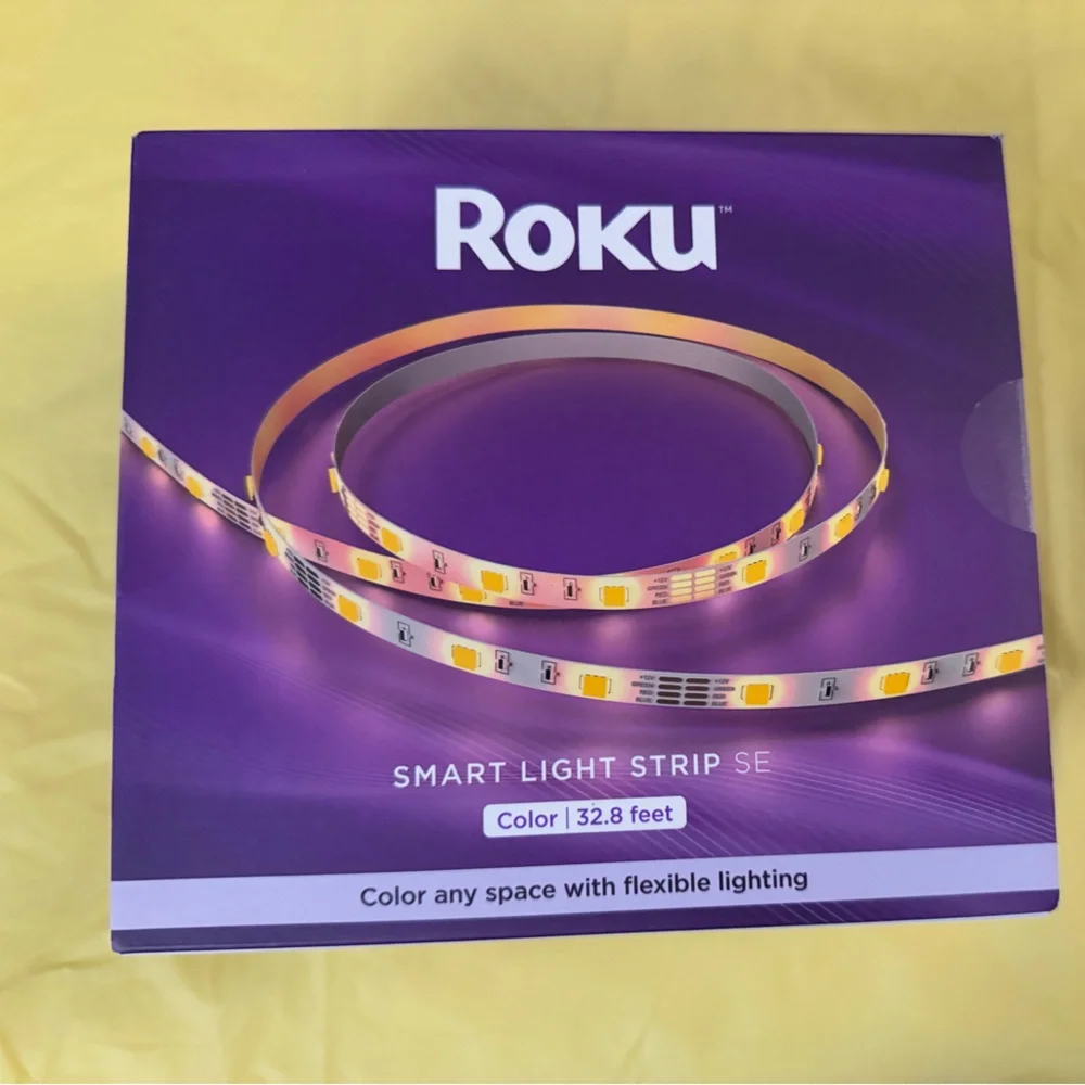 Roku Smart Light Strip SE - Purple and Gold
